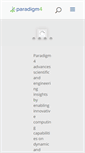 Mobile Screenshot of paradigm4.com